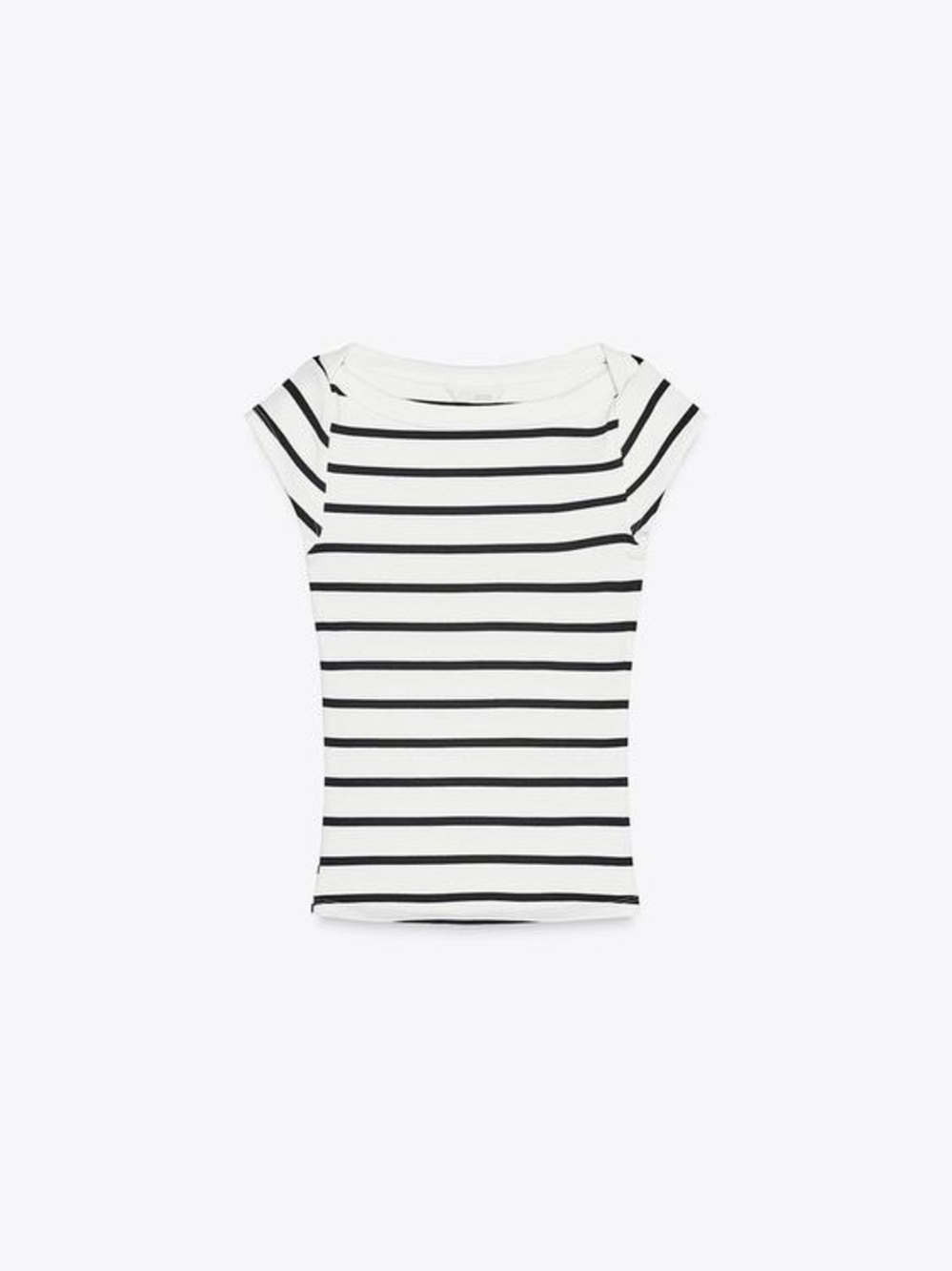 Zara Striped Boatneck Top